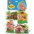 Беби пазлы Сказки Три поросенка Vladi Toys VT1106-37